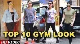 'TOP 10   Kareena Kapoor SLAYING In Her Gym Look, don\'t miss'