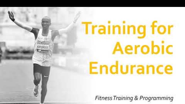 'Training for Aerobic Endurance | Fitness Training & Programming'