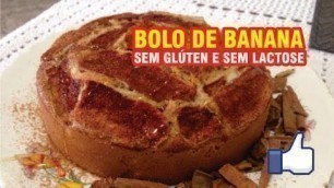 'Bolo de banana fit SEM GLÚTEN E SEM LACTOSE com Juliana Santos'