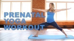 'Prenatal Yoga Workout with Celebrity Trainer, Kristin McGee!'