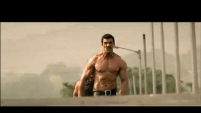 'John Abraham showing marvelous lean body'