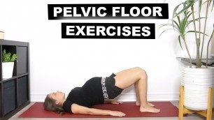 'Pelvic Floor Exercises for Pregnant Women | Prenatal Yoga | Jenelle Nicole'