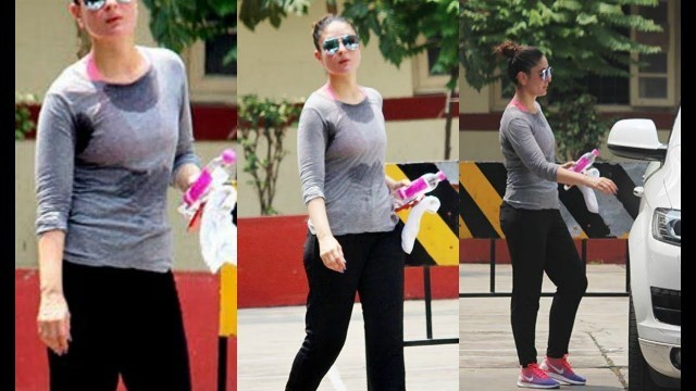 'Kareena Kapoor Spotted Sweaty Outside Gym'