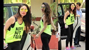 'Kareena Kapoor Makes Neon Green Look Classy Outside The Gym'