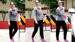 'Kareena Kapoor Khan Spotted At I think Fitness Gym In Bandra'