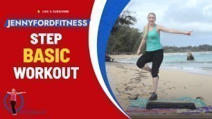 'Step Aerobics Workout | Hawaii | 40 Min. | 4 combos | Step Across America | Cardio Sweat Basic Level'