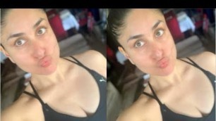 'Kareena Kapoor STUNNING Selfie With A Pout Post Workout At Home'