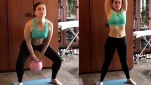 'Kareena Kapoor Latest Hot Workout In Gym'