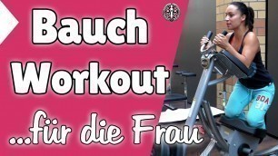 '►► Bauch workout Frau ✔ Isabel zeigt 2 super Bauch workout Übungen für Frauen ♥'