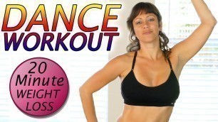 'Dance Workout For Beginners at Home Cardio Weight Loss Aerobic Exercises'