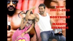 'John abraham workout in gym | body | steroids side effect'