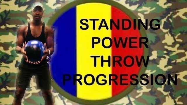 'Standing Power Throw|Army Combat Fitness Test Strength Progression'