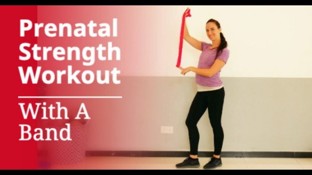 'Prenatal Strength Workout With a Resistance Band'