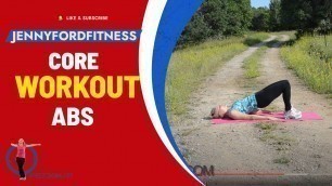 'Core off the Floor | Abs, Core and Back Exercises | No Crunches | 7 Min | Aspen Trail | JENNY FORD'