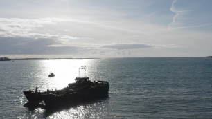 'Royal Marines Amphibious training at Instow, in North Devon, of the Viking Bvs10 All Terrain Vehicle'