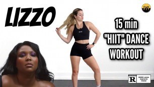 'LIZZO HIIT DANCE WORKOUT'