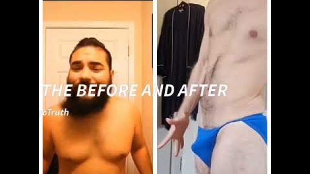 'The before and after weightloss #fitness #fitnessmotivation #weightloss'