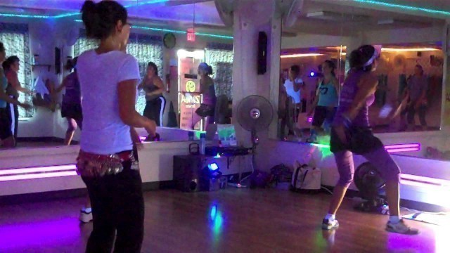 'Zumba \"Burlesque\" by La\'Tinas Dance & Fitness Studio, Maui, HI'