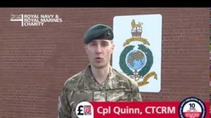 'Corporal Quinn, from Commando Training Centre Royal Marines wishes us a Happy 10th Birthday!'