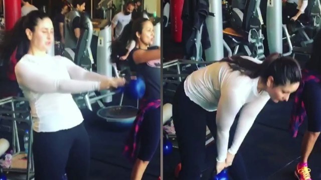 'Kareena Kapoor Workout Video Post Pregnancy'