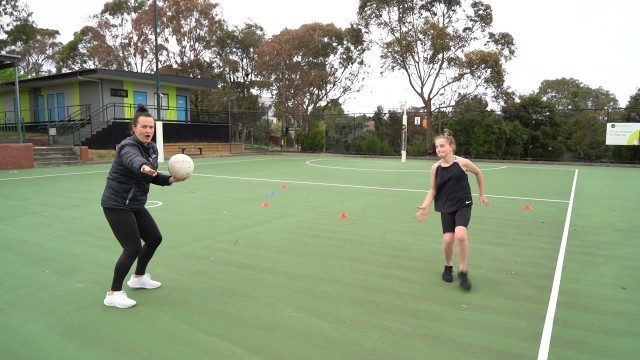 'NETBALL DRILL: POCKET AND TOP'