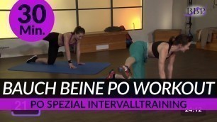 '30 Min. Bauch Beine Po (BBP) Workout to tune your Butt'