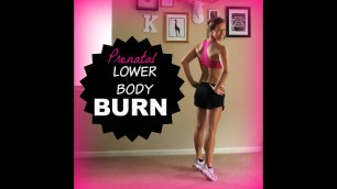 'Lower Body BURN: 1st Trimester & 2nd Trimester Challenging Prenatal Workout'