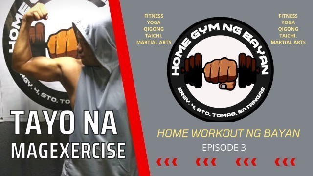 'QIYAGATA: HOME GYM NG BAYAN / MY DAILY FITNESS LIVE WOROUT'