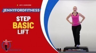'How to do a Right Basic in Step Aerobics | Tutorial | Learn to Step | JENNY FORD'