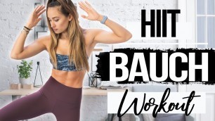 '15 Minuten Bauch HIIT Workout gegen unteres BAUCHFETT'