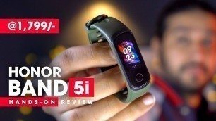 'HONOR Band 5i Unboxing & Hands-On Review 