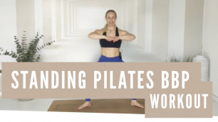 'Standing Pilates Workout: Bauch Beine Po, Homeworkout, deutsch'