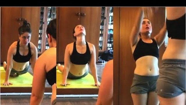 'Kareena Kapoor AMAZING Workout During Pregnancy without Equipments'