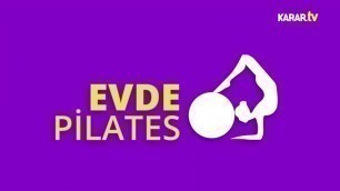 'Egzersiz bandı ile bacak, arka kol ve ön kol egzersizleri | Evde Pilates #4'