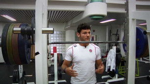 'England 7s: Leg workout in the gym'