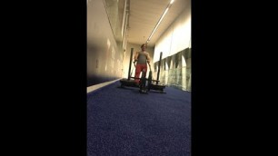 'Strongman Training Reverse Rogue Fitness Sled Walk Cardio Motivation #Shorts'