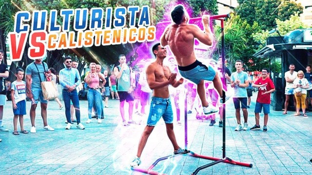 'CULTURISTA RETA A GENTE POR LA CALLE A HACER DOMINADAS *Reto Fitness*'