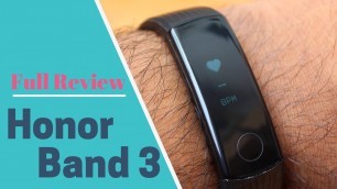 'Honor band 3 Review and comparison with other fitness band, in Hindi'