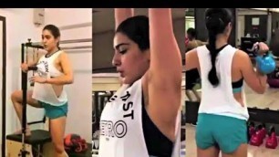 'Kareena Kapoor Step Daughter Sara Ali Khan Workout Video'