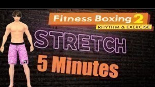 'Fitness Boxing 2 Hero\'s Stretching Exercises on Nintendo Switch Fun Workout game 5 min duration'