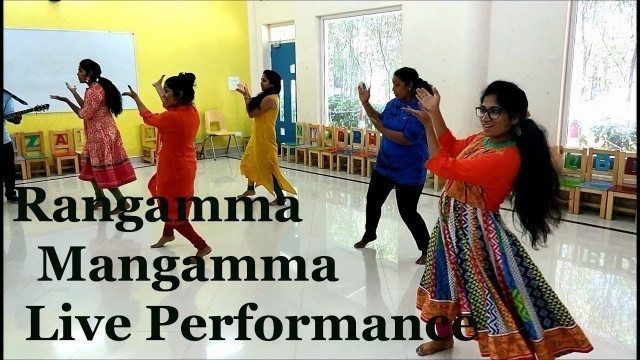 'Rangamma mangamma - Dance video - Live performance -GIG Music - Rangasthalam - NJ Fitness'