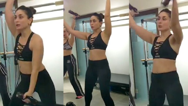 'Kareena Kapoor New Workout Dance Video At Gym'