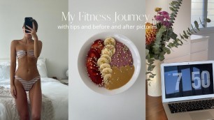 'My Fitness Journey I Tips, Before and After pictures'