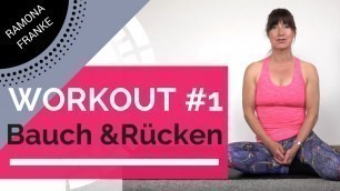 'Workout #1 - Bauch und Rücken | Ramona Franke'