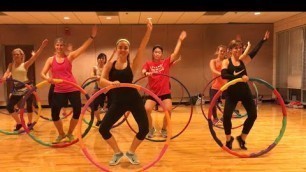 '\"TELEPHONE\" Lady Gaga ft Beyoncé - Ballet Barre Workout w/ Hula Hoops Valeo Club'