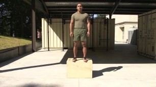 'Marines Force Fitness-Box Depth Jump'