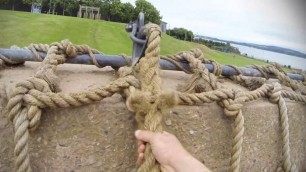 'ROYAL MARINES COMMANDO TEST, TARZAN ASSAULT COURSE GOPRO POV'