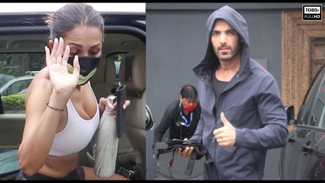 'Fitness Freak Malaika Arora & John Abraham post workout session'