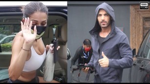 'Fitness Freak Malaika Arora & John Abraham post workout session'