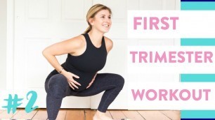'Pregnancy Workout | 1st Trimester Prenatal HIIT Workout'